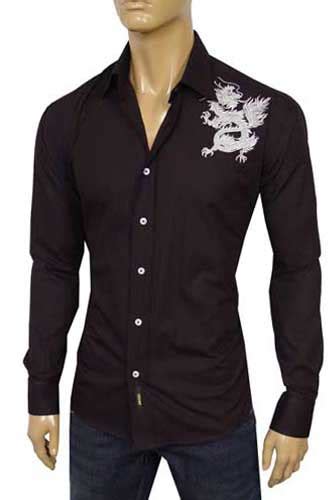 wholesale slim fit dress shirt versace|Versace wardrobe sale.